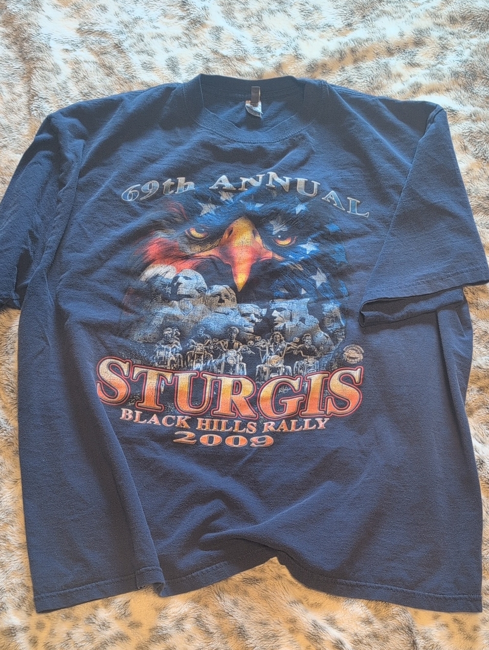 Sturgis 2009 Black Hills Rally Eagle Graphic Tee